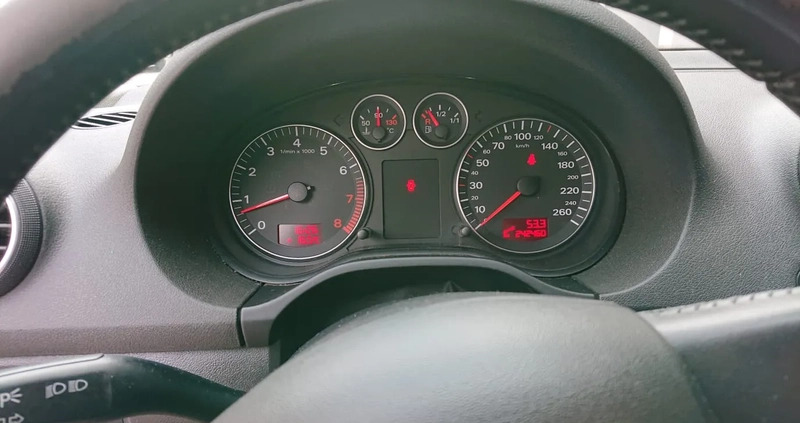 Audi A3 cena 18699 przebieg: 242000, rok produkcji 2007 z Kraków małe 37